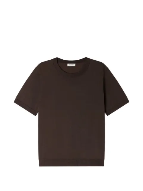 SANDRO short-sleeve crew-neck T-shirt
