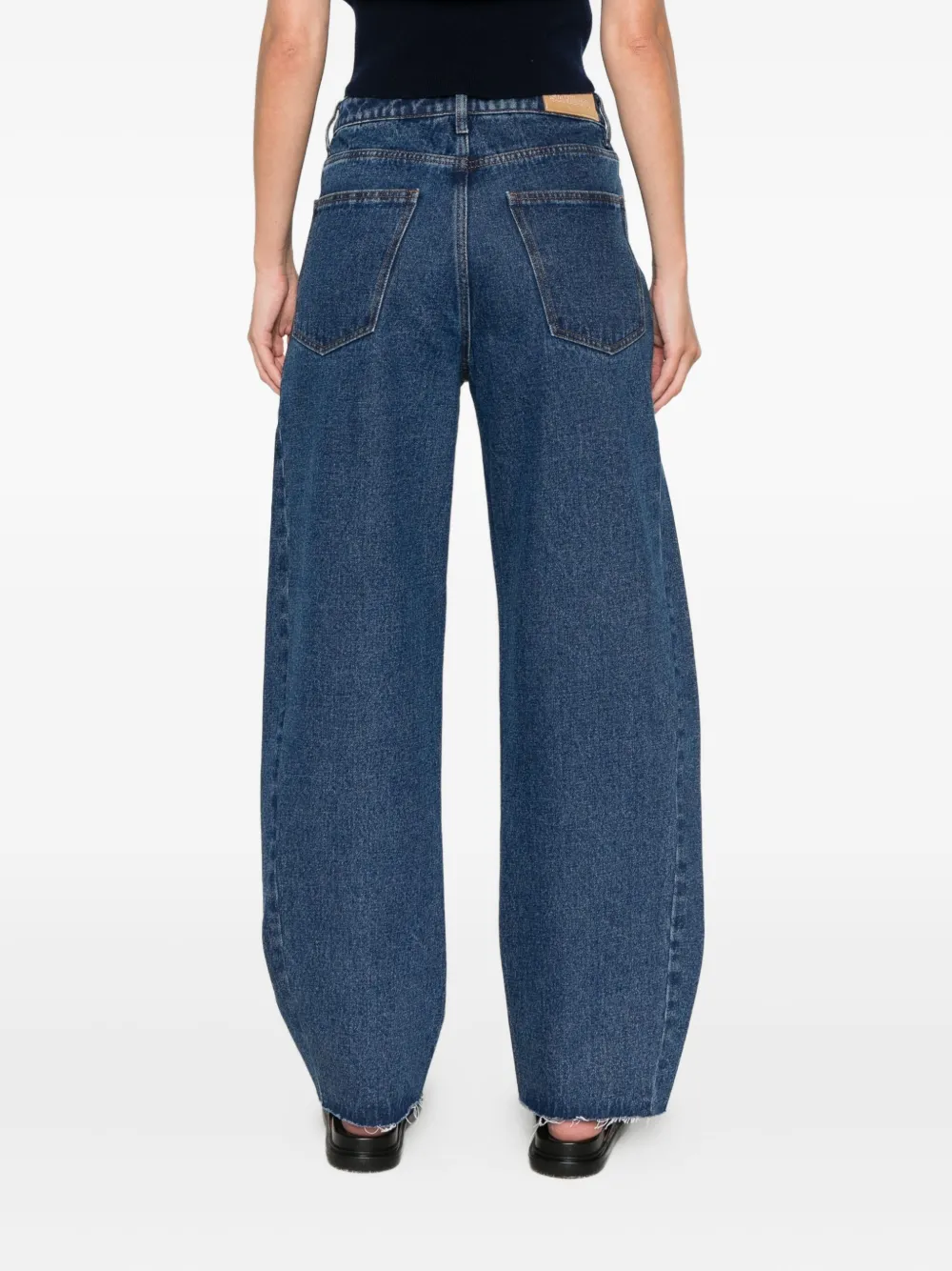 SANDRO Barrel broek met stras Blauw
