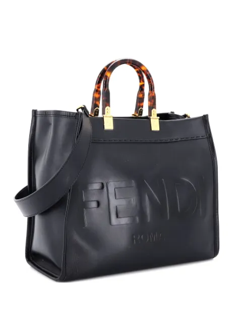 Fendi Pre-Owned Sunshine Shopper Leather Medium tote bag