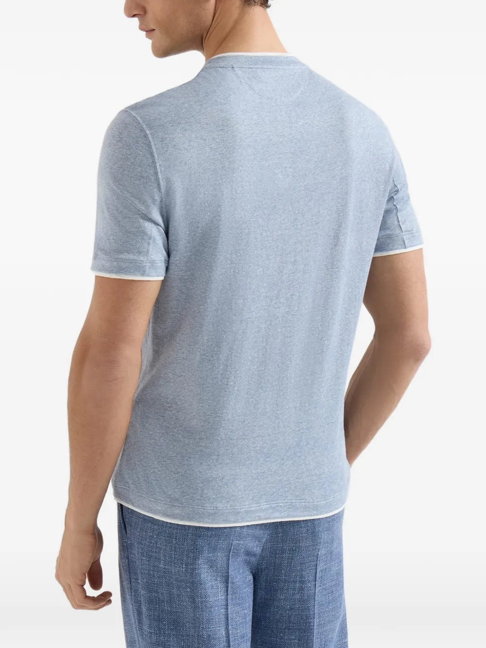 Brunello Cucinelli T-shirt met ronde hals Grijs