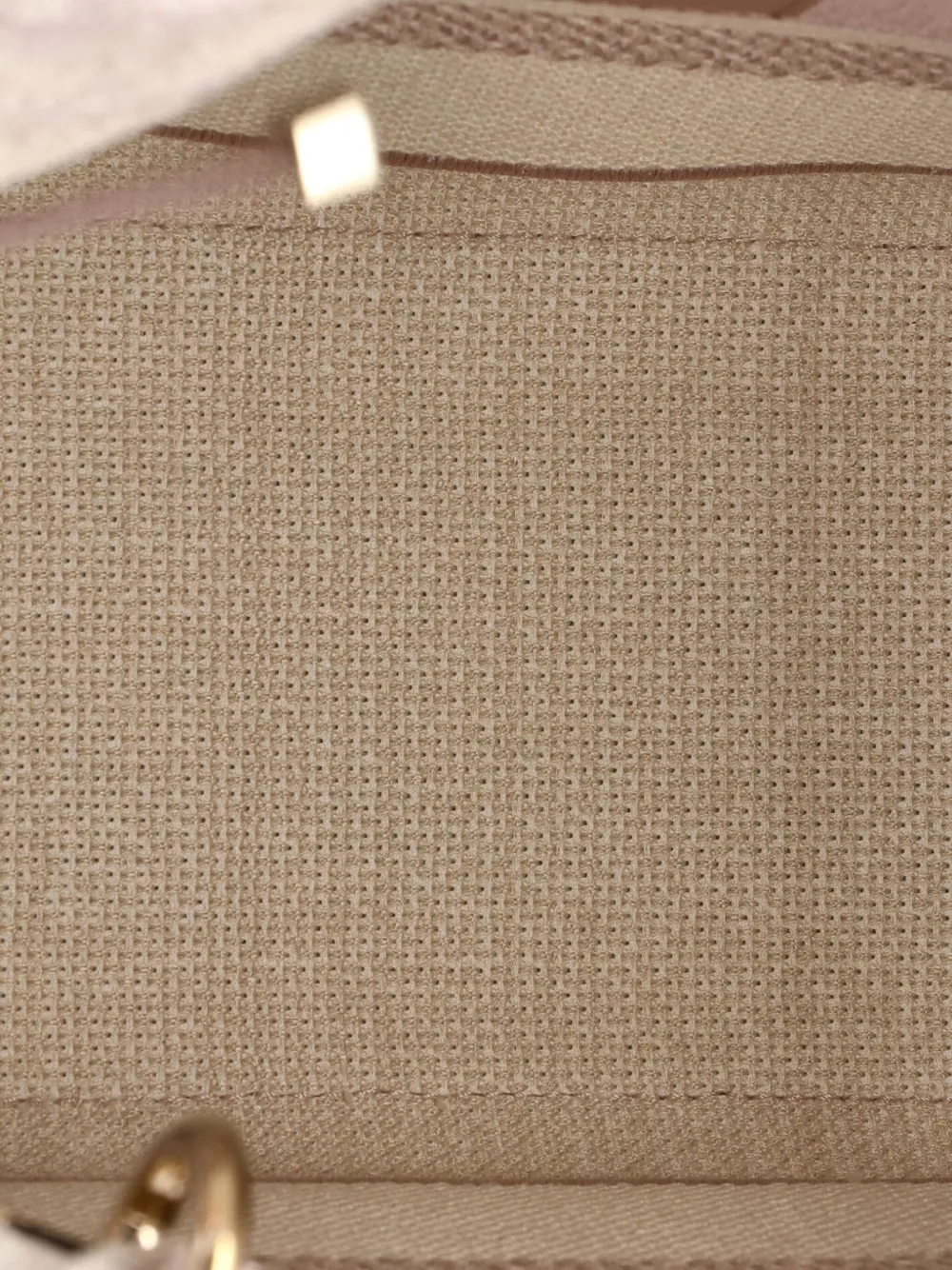 Pre-owned Dior Toile De Jouy Lady D-lite Bag Embroidered Canvas Tote Bag In Neutral