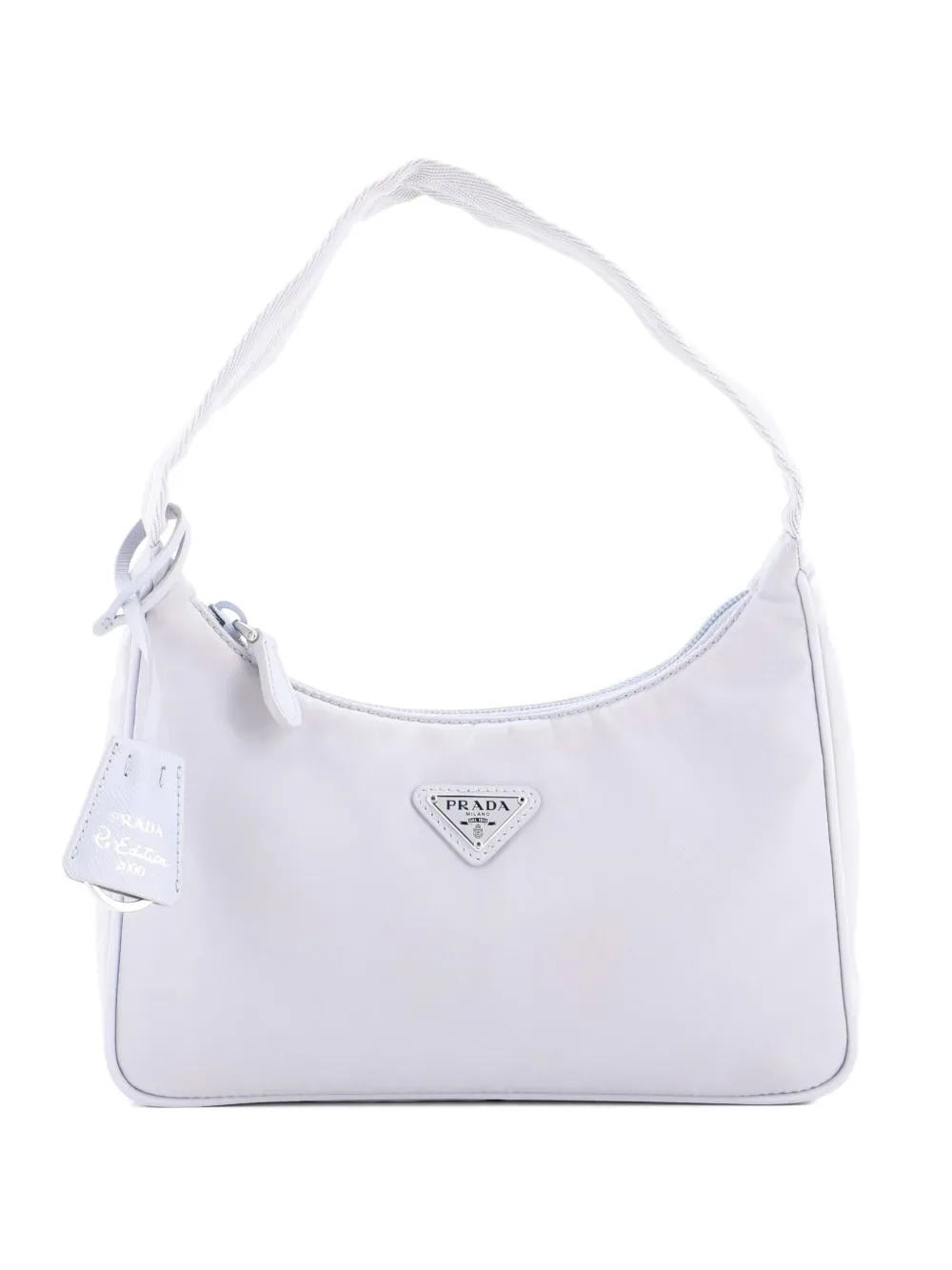 Prada Pre-Owned Re-Edition 2000 Tessuto Mini hobo bag - グレー Prada Pre-Owned Re-Edition 2000 Tessuto Mini hobo bag - グレー