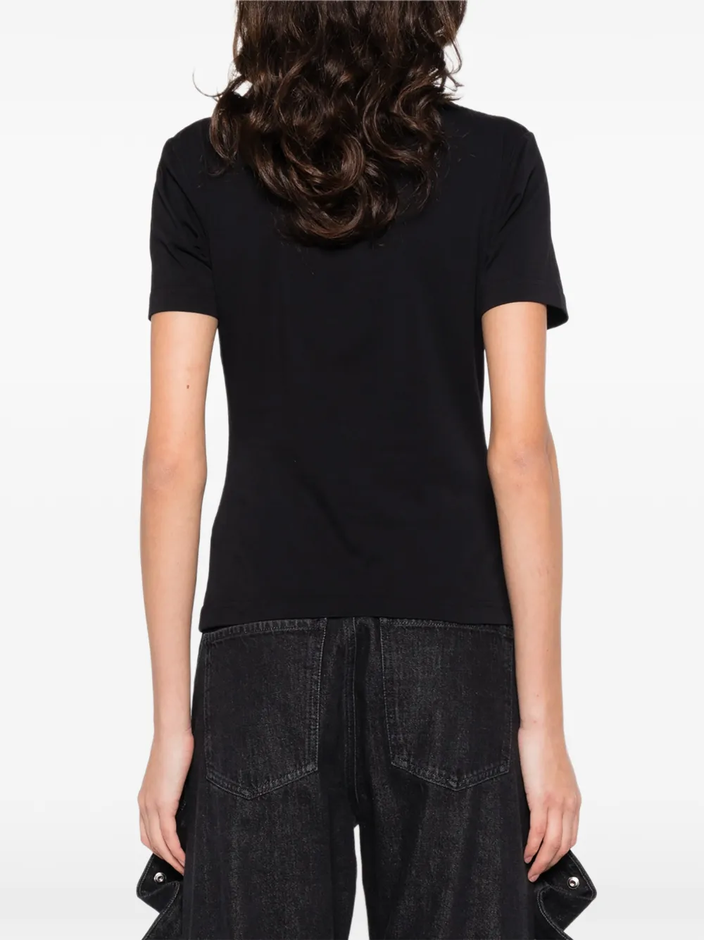 VETEMENTS Paris T-shirt met grafische print Zwart