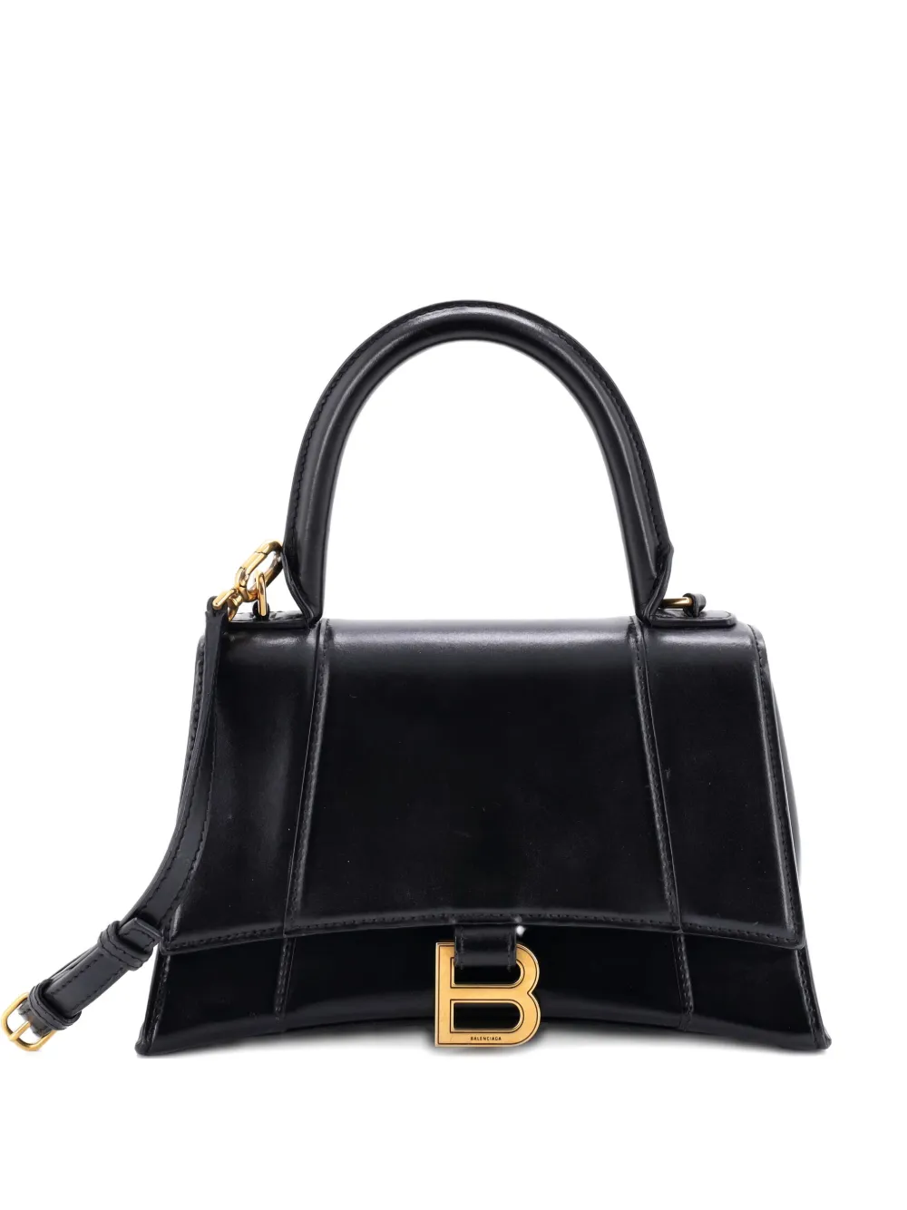 Balenciaga Pre-Owned Hourglass Top Handle Bag Leather Small satchel - Balenciaga Pre-Owned Hourglass Top Handle Bag Leather Small satchel -
