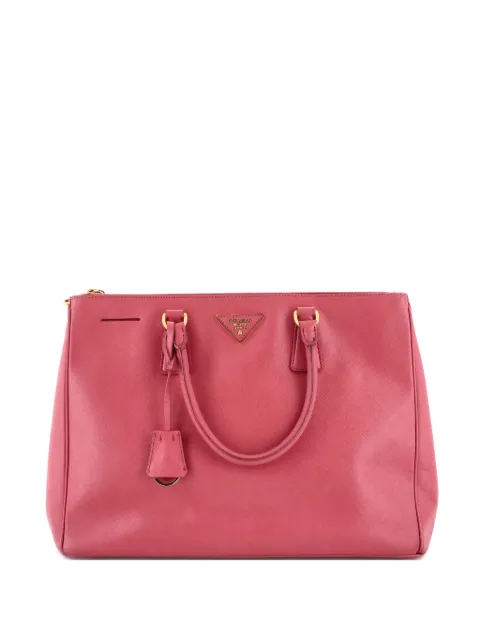 Prada Pre-Owned Double Zip Lux Saffiano Leather Large tote bag