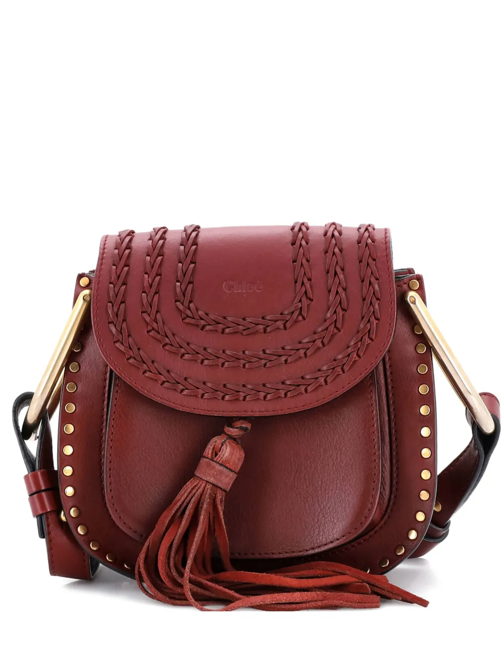 Chloé Pre-Owned Hudson Handbag Whipstitch Leather Mini crossbody bag -