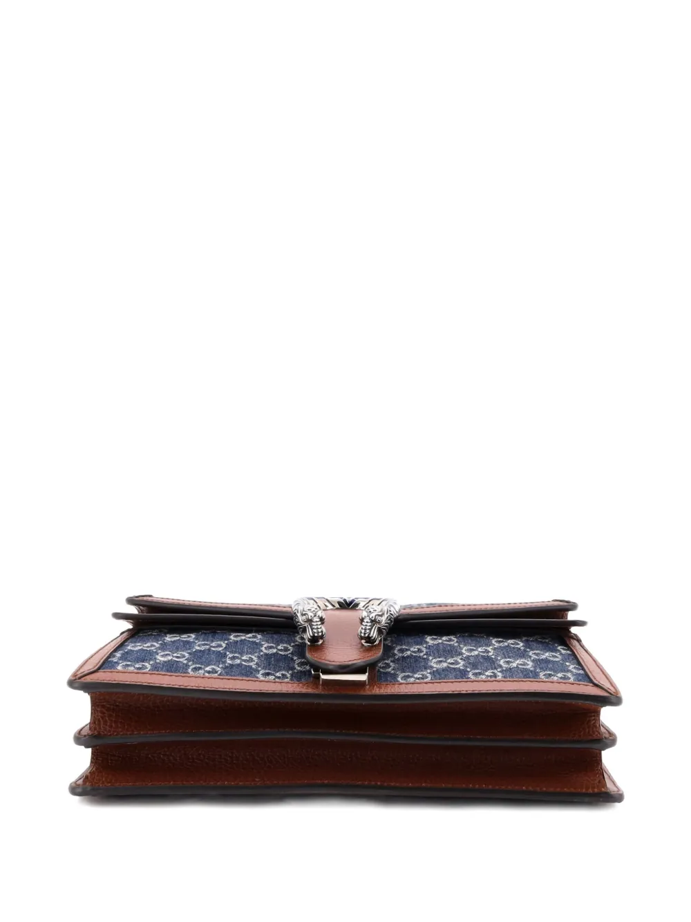 Pre-owned Gucci Dionysus Bag Gg Denim Small Shoulder Bag In Blue