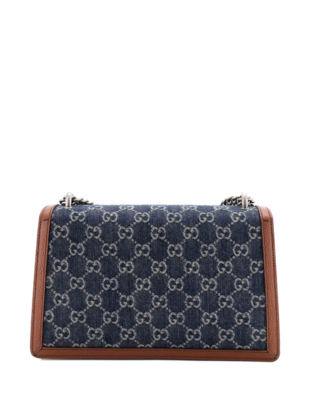 Pre-owned Gucci Dionysus Bag Gg Denim Small Shoulder Bag In Blue