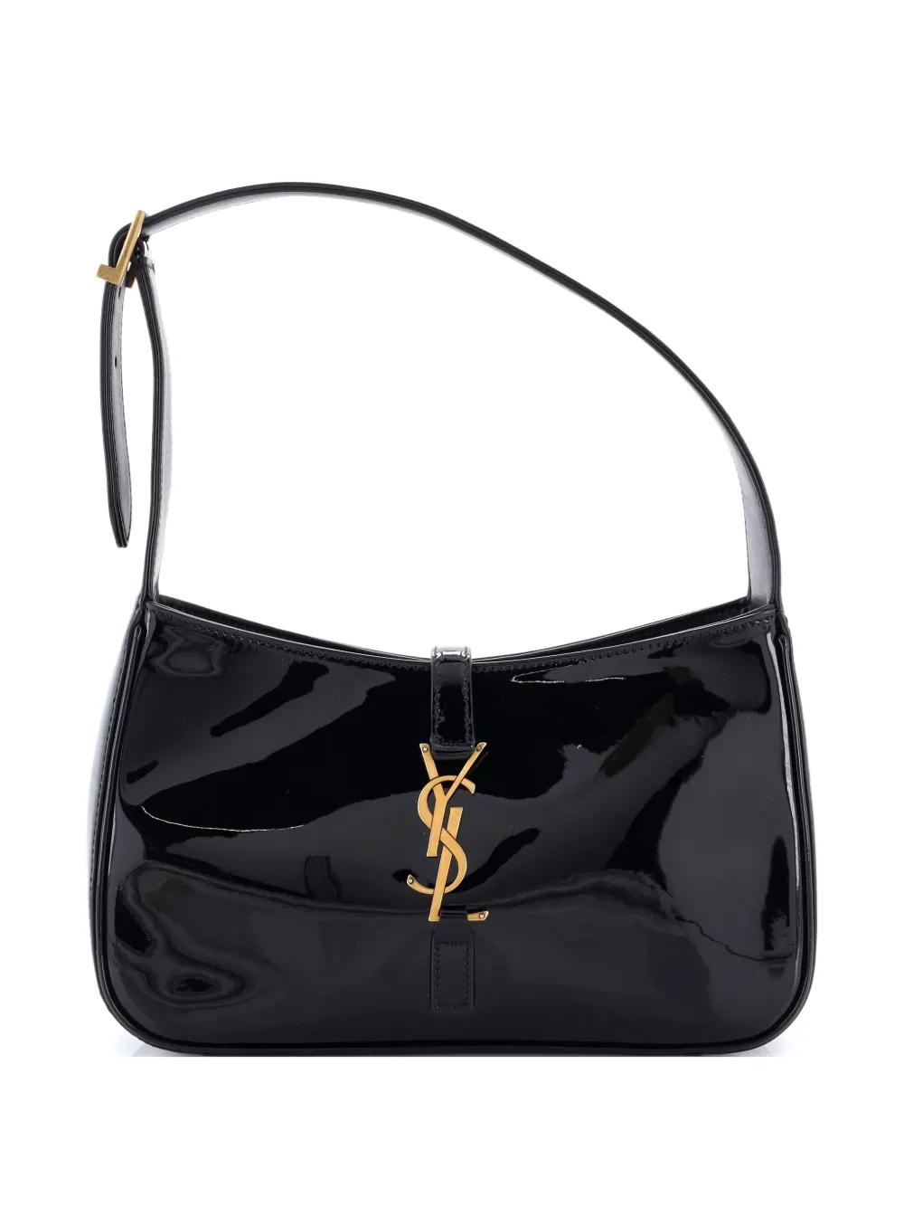 Saint Laurent Pre-Owned Le 5 a 7 Patent Small hobo bag | أسود | Image 1