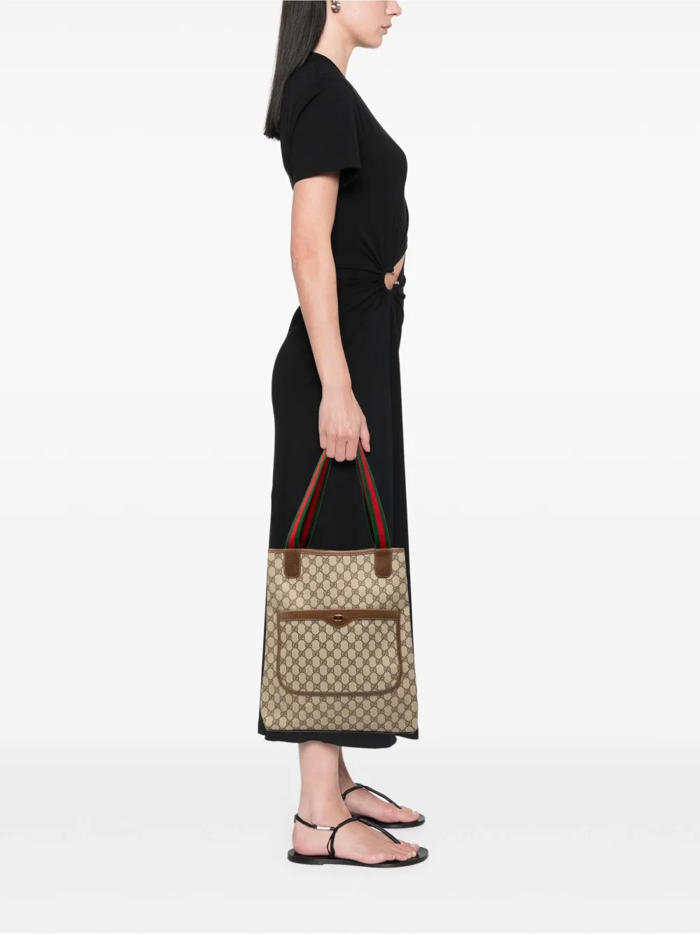 Gucci Pre-Owned 20th Century GG Supreme Web tote bag | Pre-Owned | Image 2