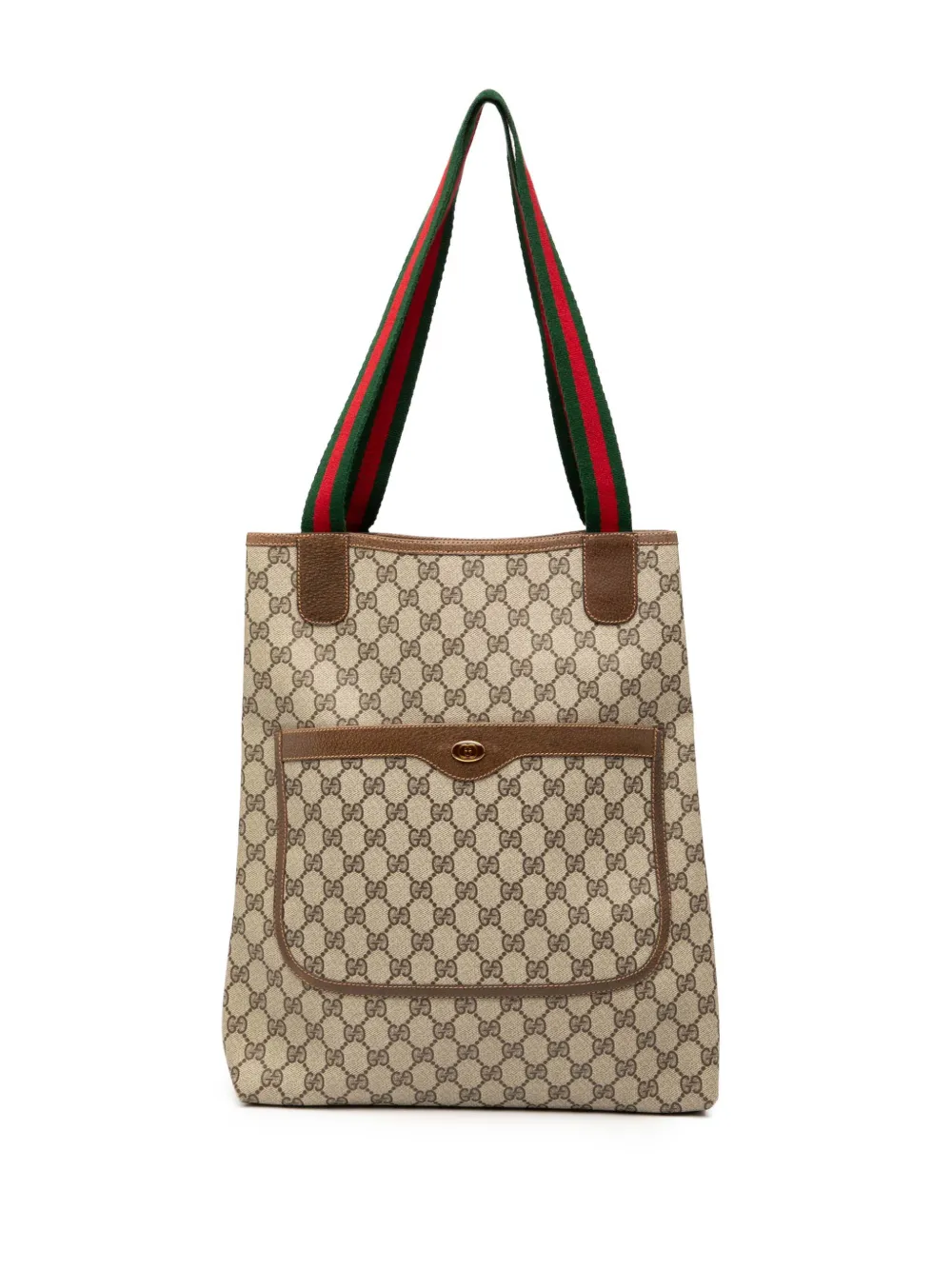 Gucci Pre-Owned 20th Century GG Supreme Web tote bag | Brown | Image 1