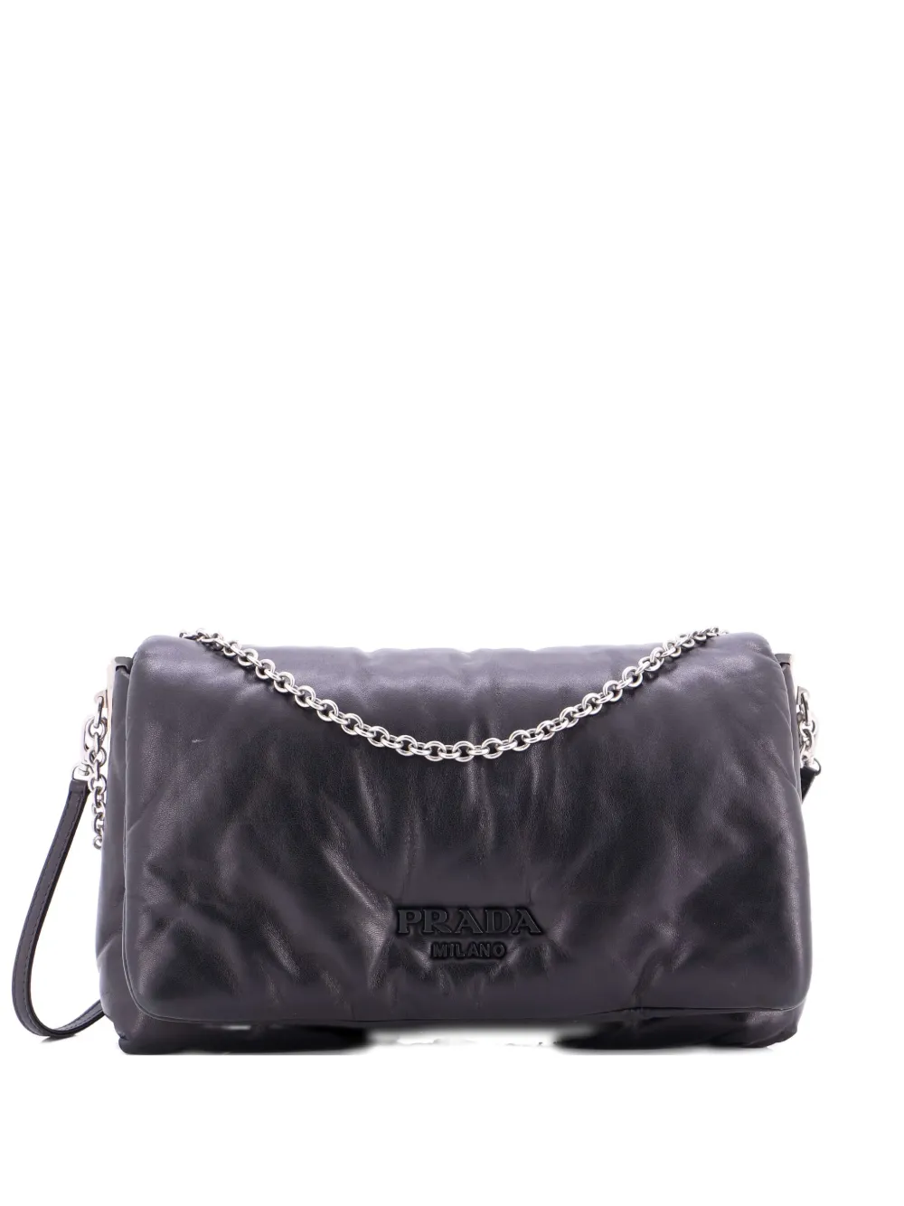 Prada Pre-Owned Padded Leather shoulder bag - ブラック Prada Pre-Owned Padded Leather shoulder bag - ブラック