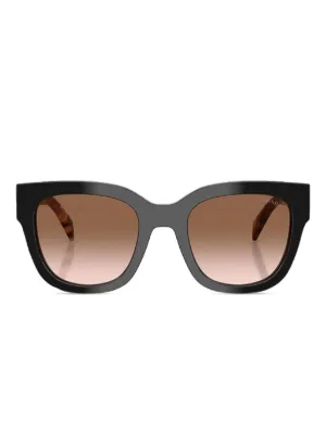 Prada Eyewear キャットアイ サングラス | ブラック | FARFETCH JP
