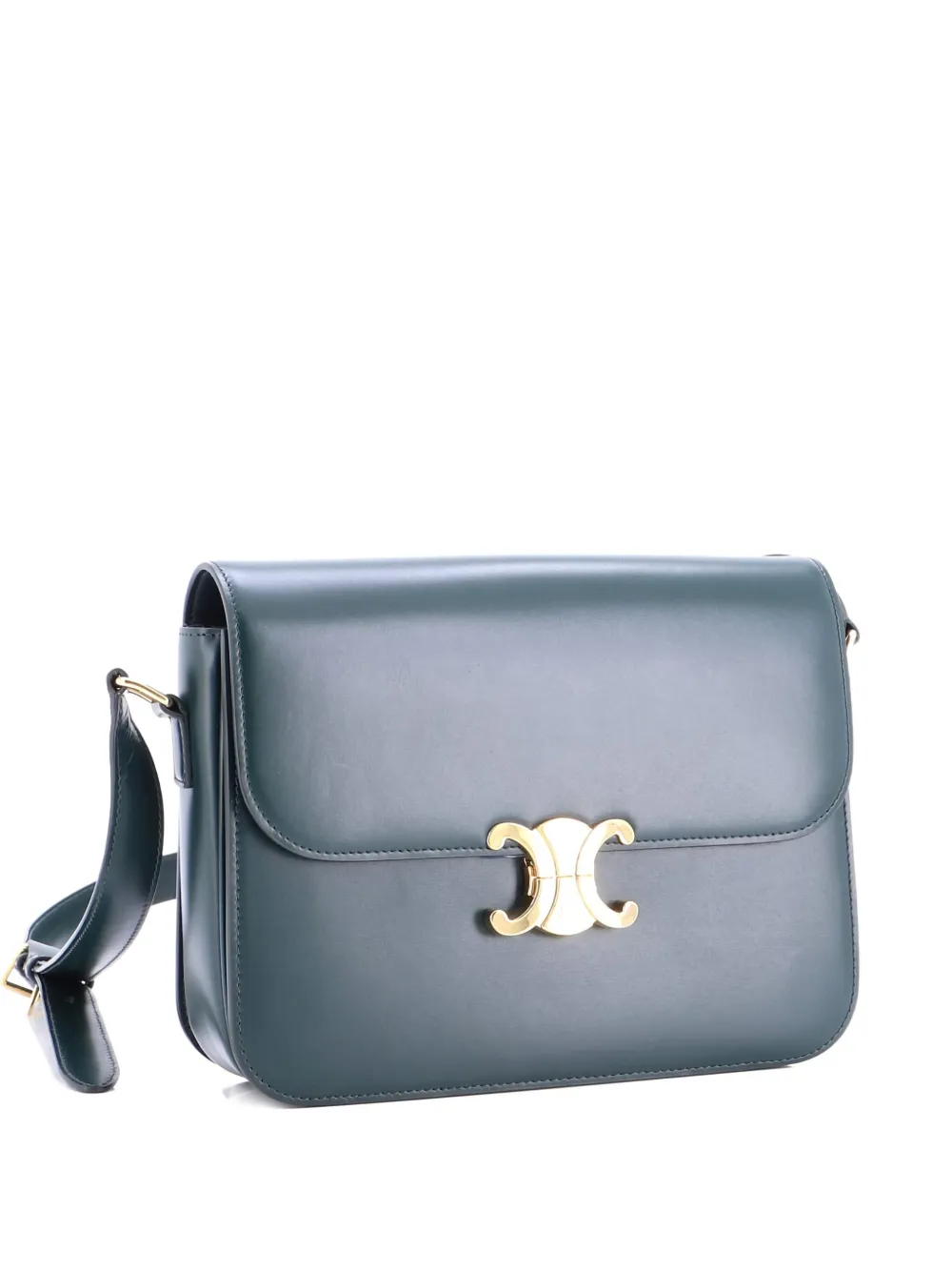 Celine Pre-Owned Triomphe Shoulder Bag Smooth Calfskin Medium Celine Pre-Owned Triomphe Shoulder Bag Smooth Calfskin Medium