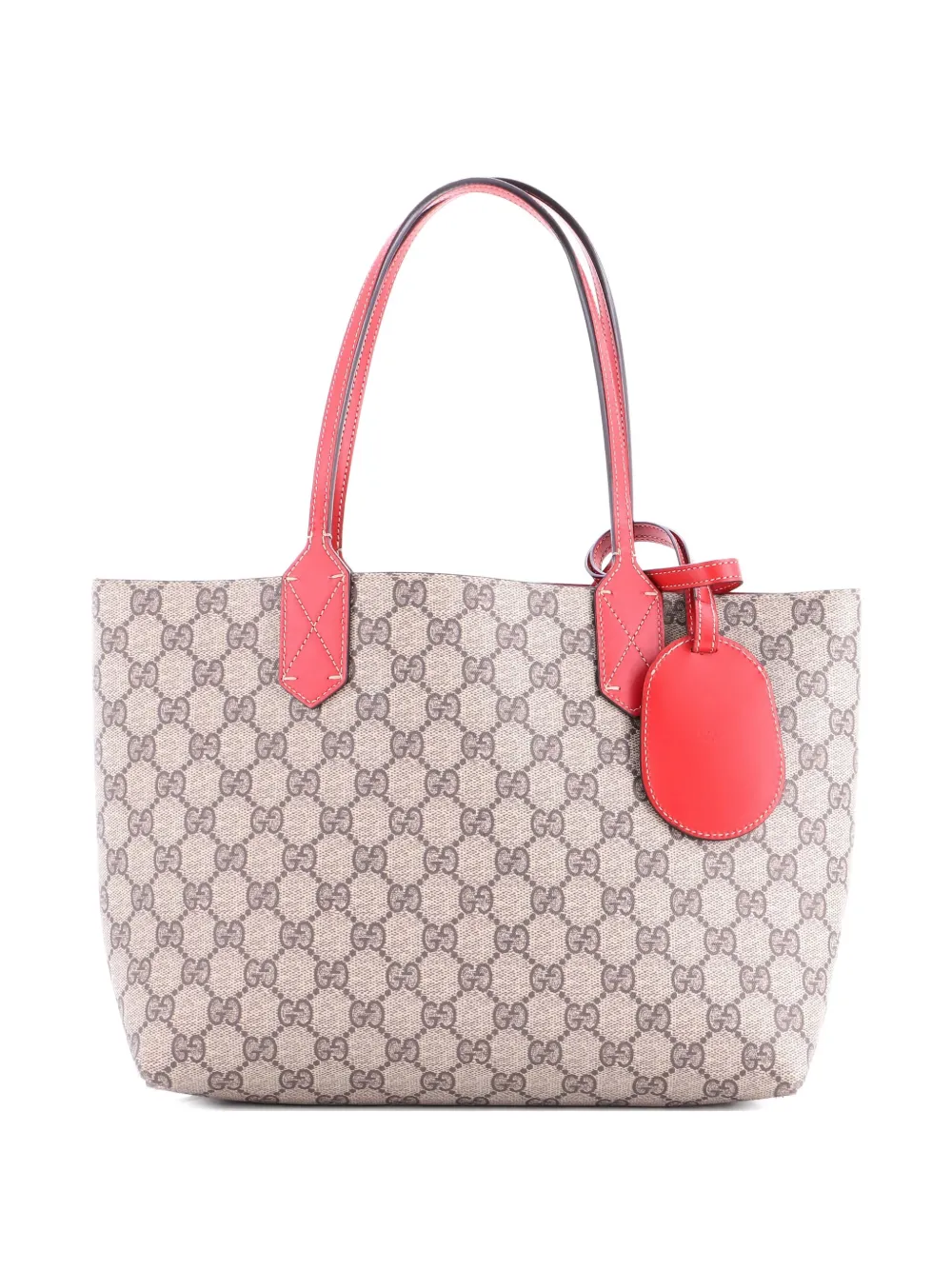 Gucci Pre-Owned Reversible GG Print Leather Small tote bag - ニュートラル Gucci Pre-Owned Reversible GG Print Leather Small tote bag - ニュートラル