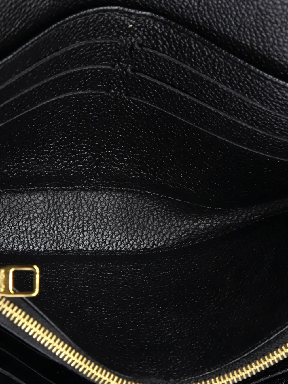 Pre-owned Louis Vuitton Sarah Wallet Nm Bicolor Monogram Empreinte Giant Small Wallets In Black