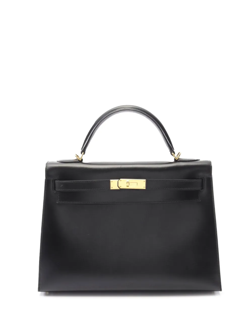 Hermès Pre-Owned 2008 Box Calf Kelly II Sellier 32 handbag | Black | Image 1