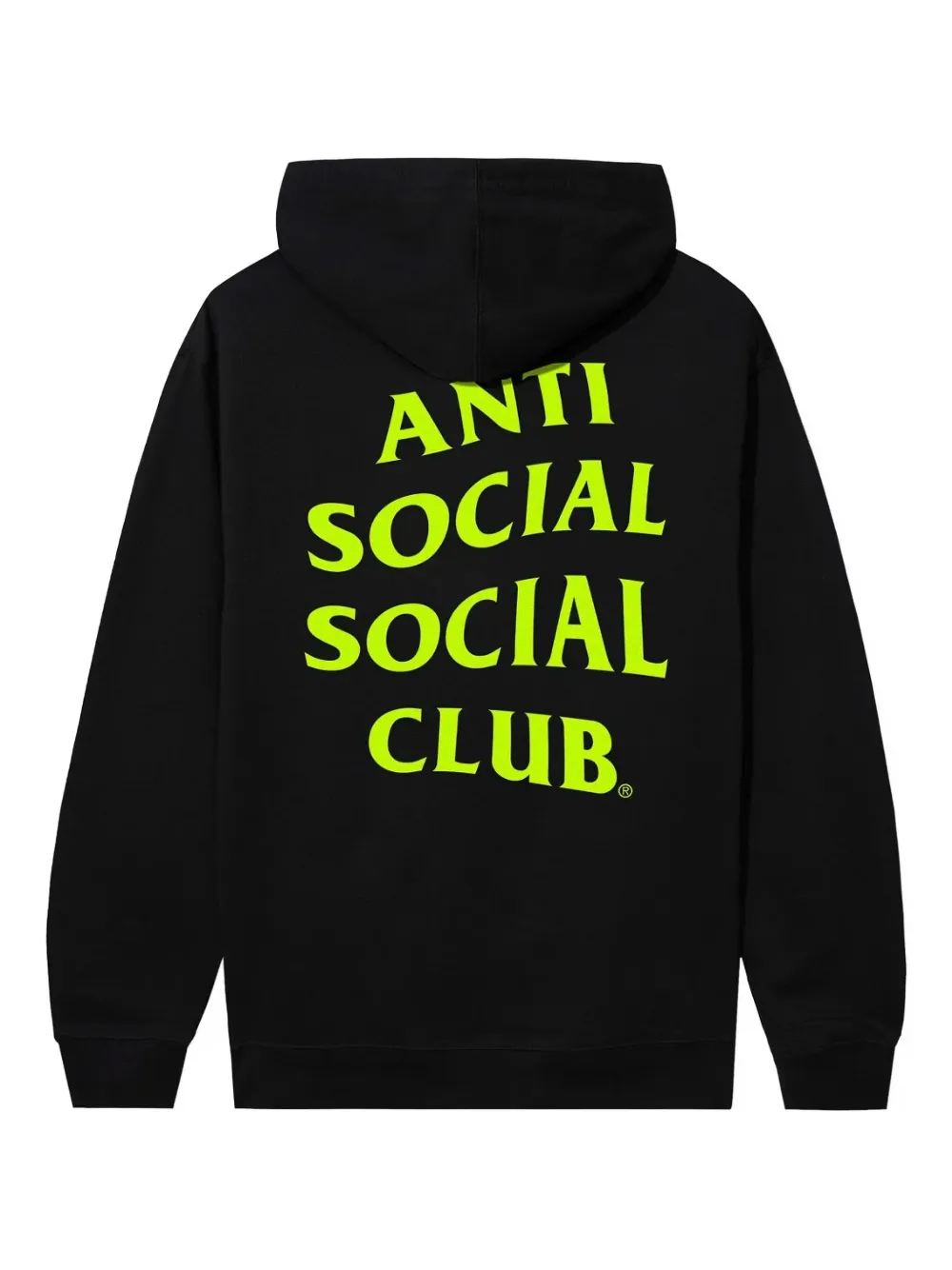 Anti Social Social Club Long-sleeve Logo-detail Hoodie In Multi