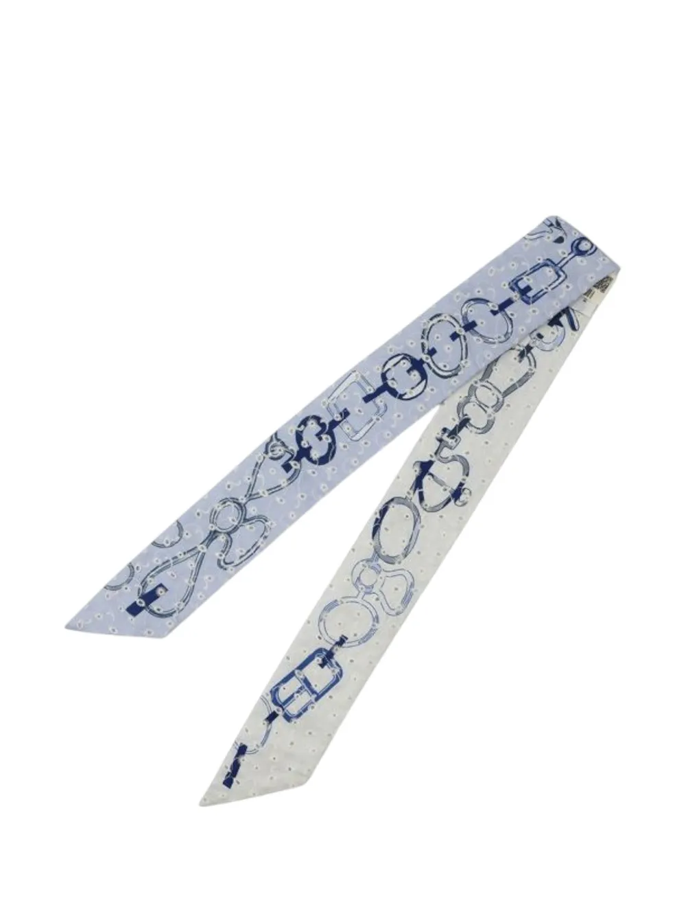 Hermès Pre-Owned 2000-2025 Do Re Boucles Seidenschal mit Lochstickerei | Image 2