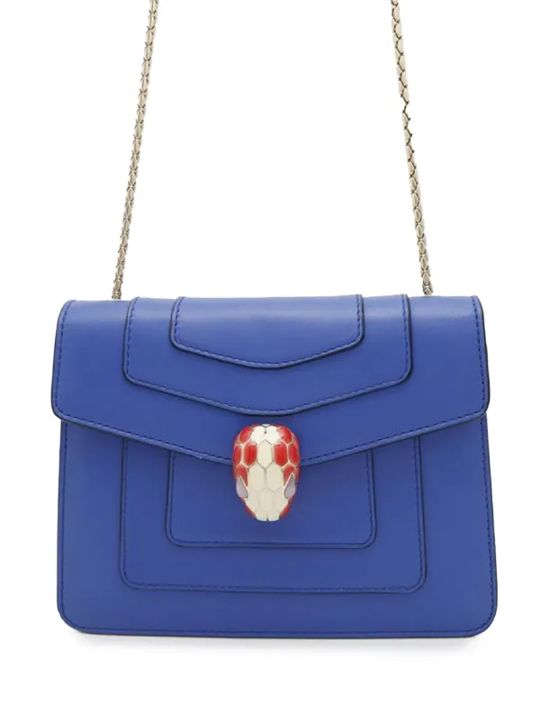 Bvlgari Pre-Owned 2021-2025 Small Leather Square Serpenti