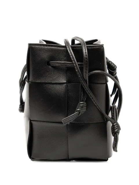 Bottega Veneta Pre-Owned 2012-2025 Mini Nappa Maxi Intrecciato Cassette bucket bag