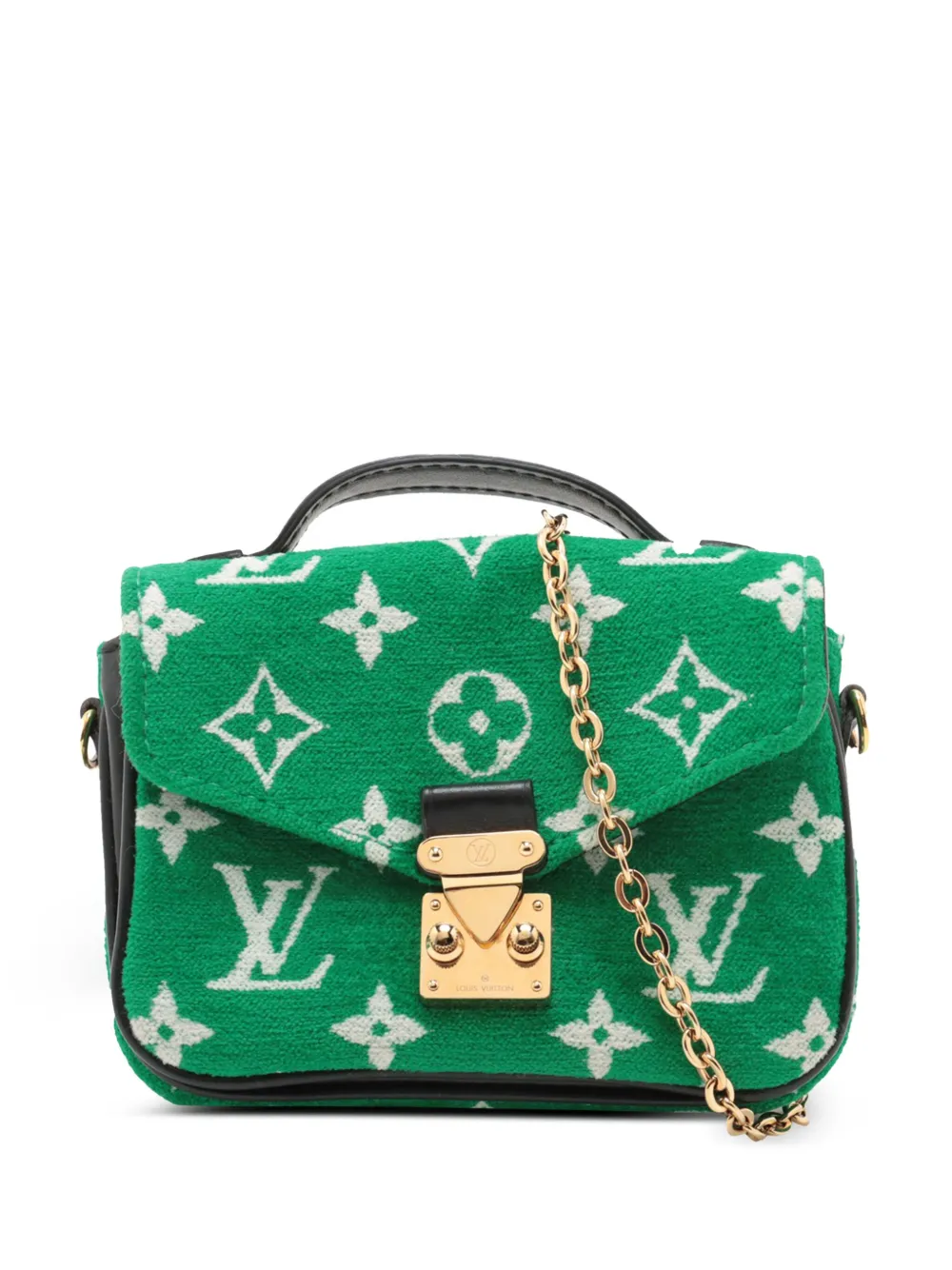 Louis Vuitton Pre-Owned 2021-2025 Monogram Jacquard Velvet Micro Metis Louis Vuitton Pre-Owned 2021-2025 Monogram Jacquard Velvet Micro Metis