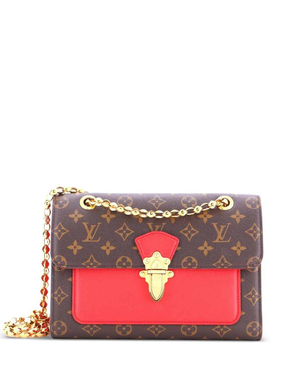 Louis Vuitton Pre-Owned Victoire Handbag Monogram Canvas and Leather shoulder bag - Marrone