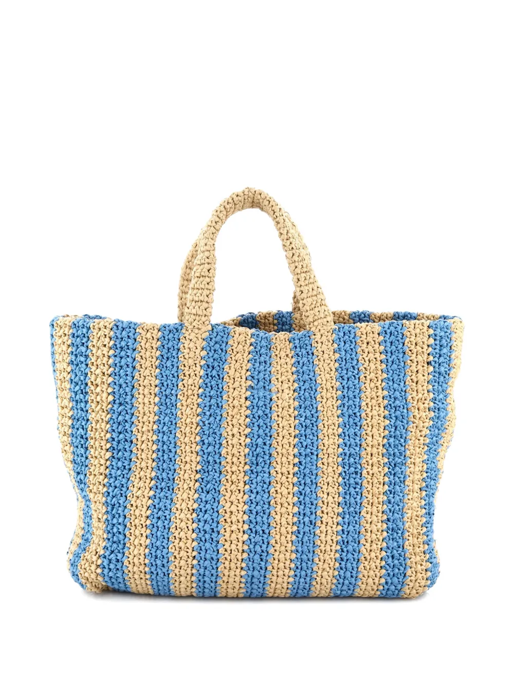 Prada Pre-Owned Logo Raffia Large tote bag | Pre-Owned | Image 2
