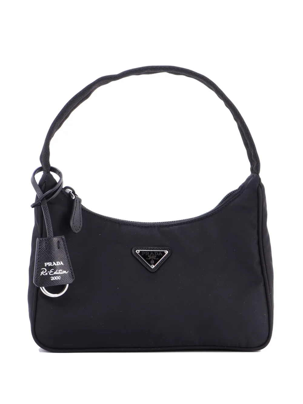 Prada Pre-Owned Re-Edition 2000 Tessuto Mini hobo bag - ブラック Prada Pre-Owned Re-Edition 2000 Tessuto Mini hobo bag - ブラック