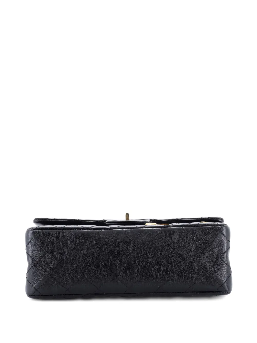 Pre-owned Chanel Brasserie Charms Reissue 2.55 Flap Bag Quilted Calfskin 225 Shoulder Bag In Black