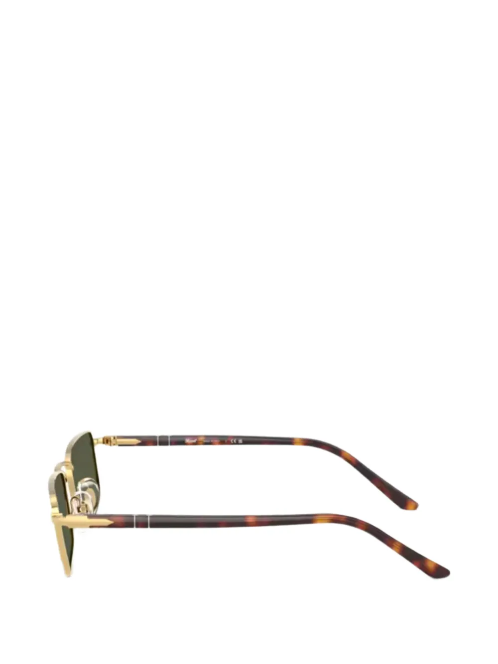 Persol Zonnebril met rechthoekig montuur Goud