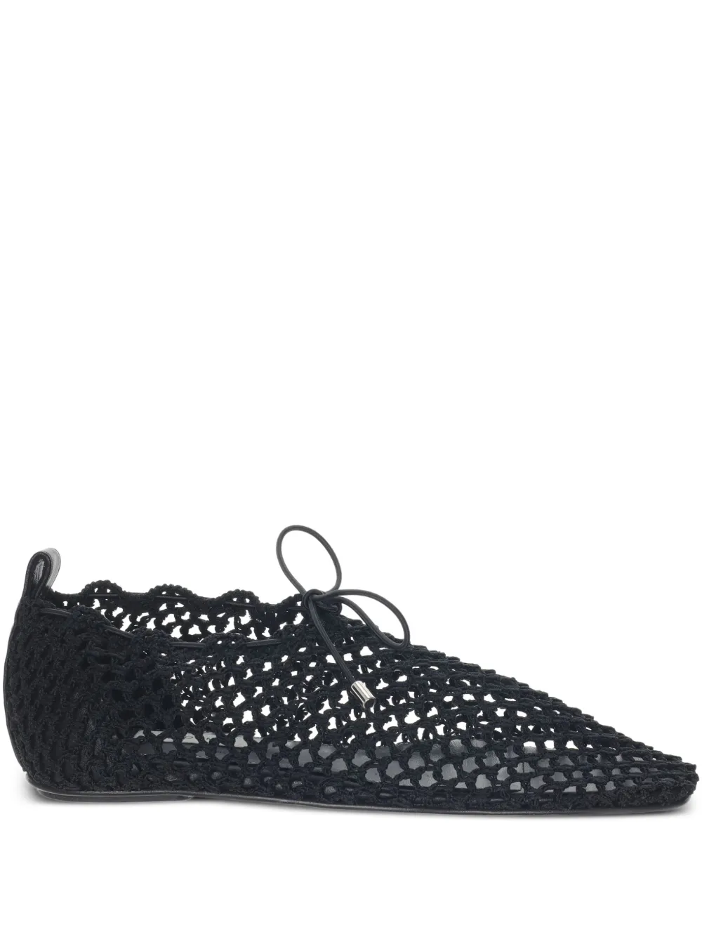 TOTEME Ballerine all'uncinetto - Nero