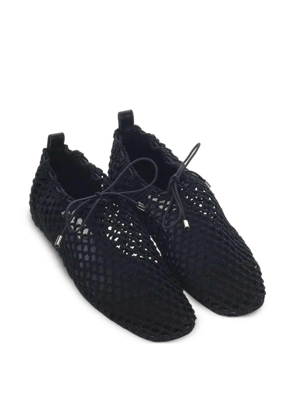 TOTEME Gehaakte ballerina's Zwart