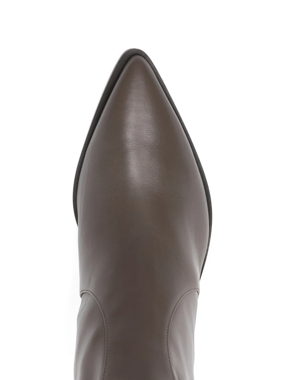 Aquazzura 60 mm Brunswick laarzen met puntige neus Bruin