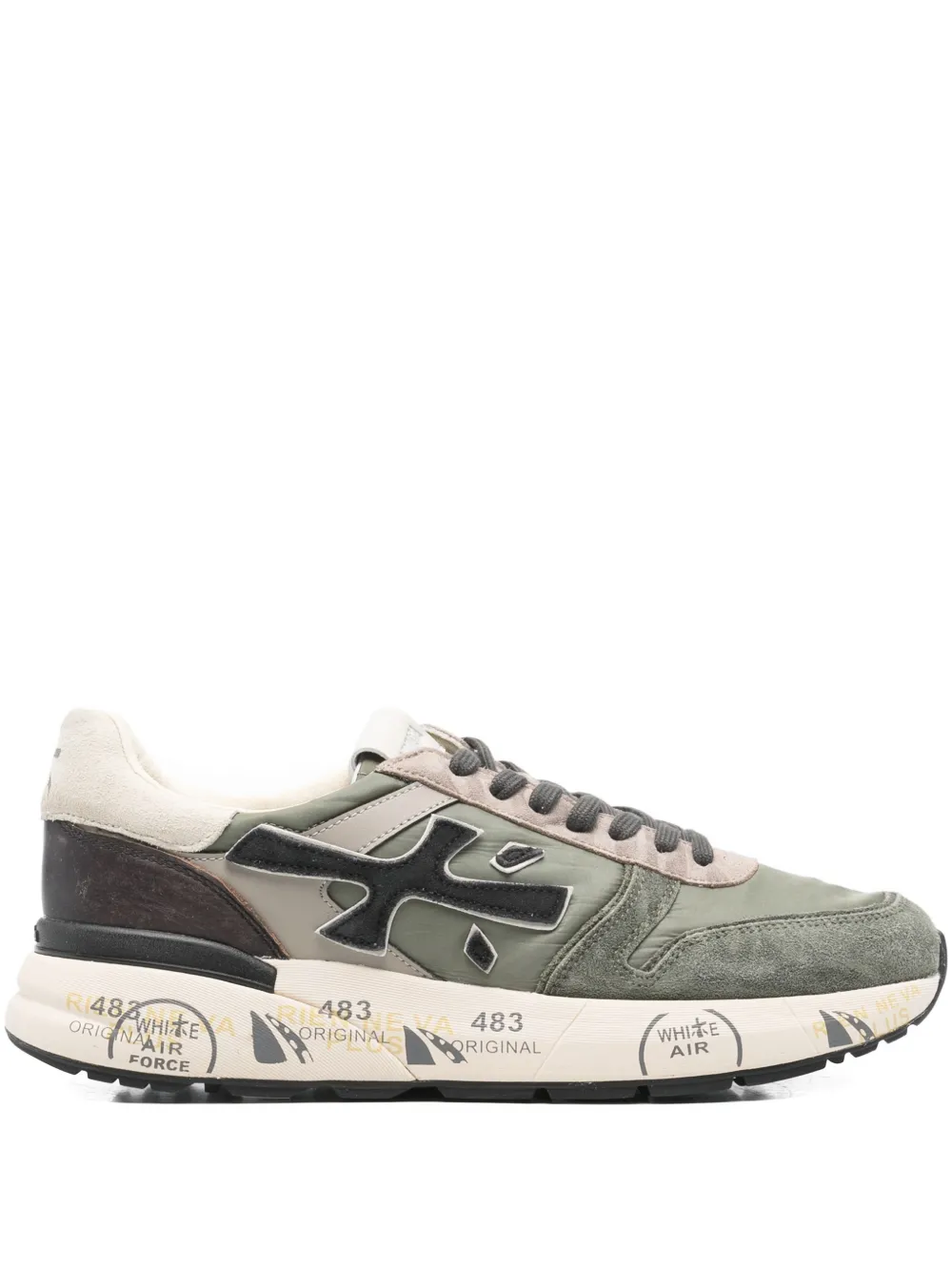 Premiata baskets à logo appliqué | vert | Image 1