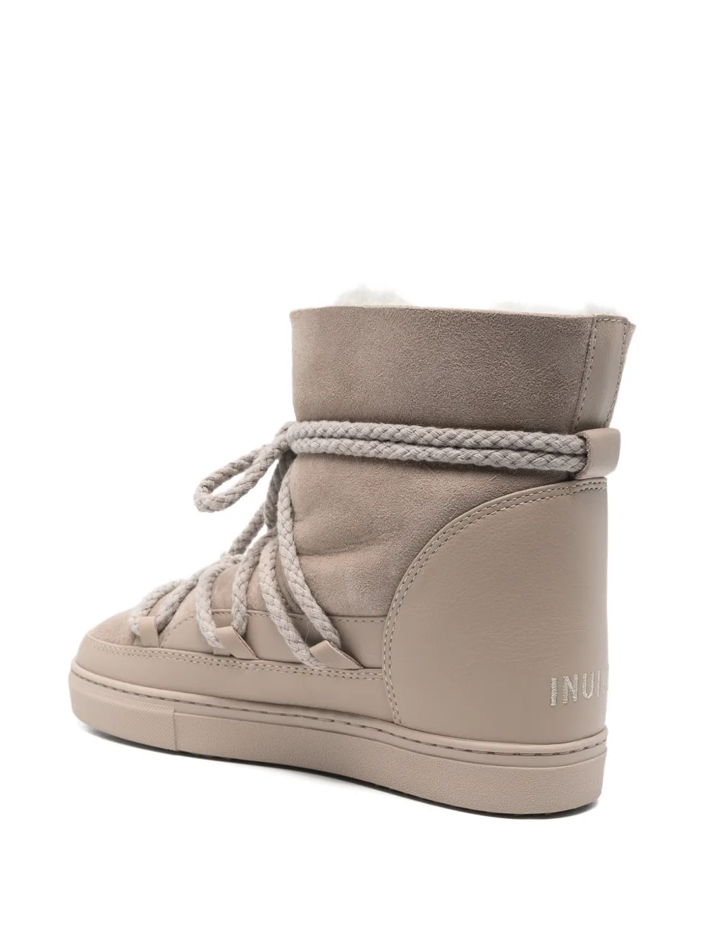 Inuikii Laarzen met touw detail Grijs