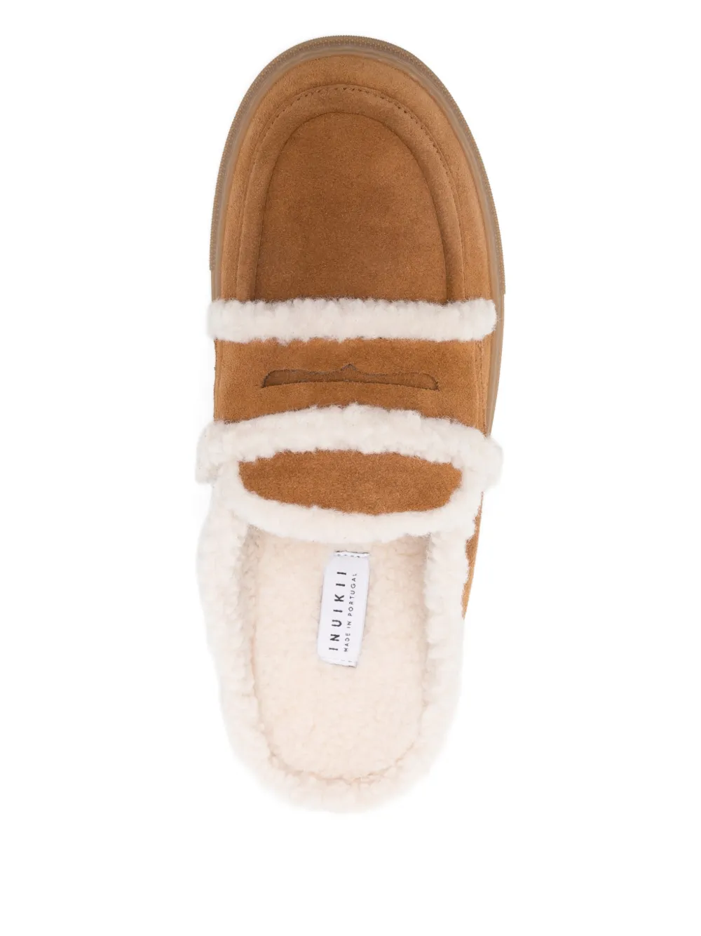 Inuikii Lammy muiltjes met bandje Bruin