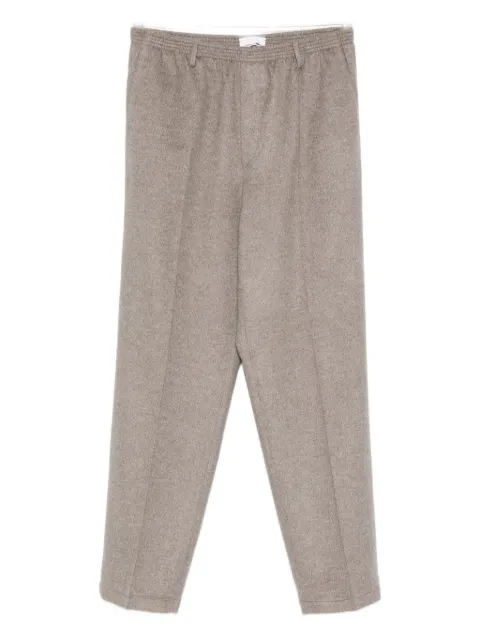 Cellar Door elasticated-waistband cashmere trousers