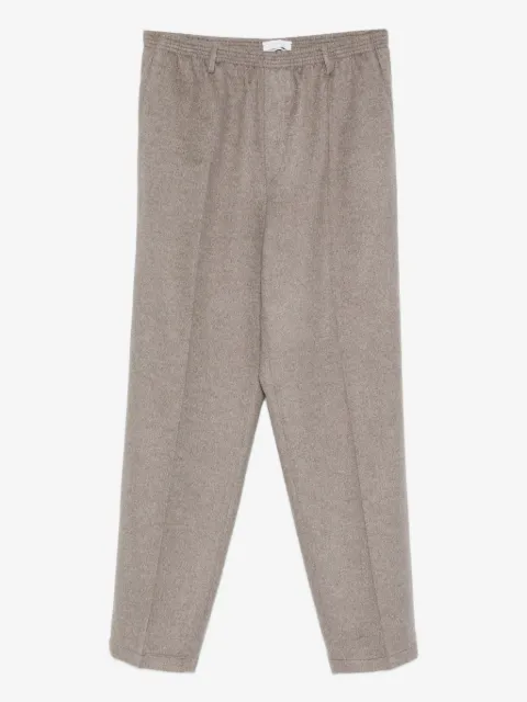 Cellar Door elasticated-waistband cashmere trousers