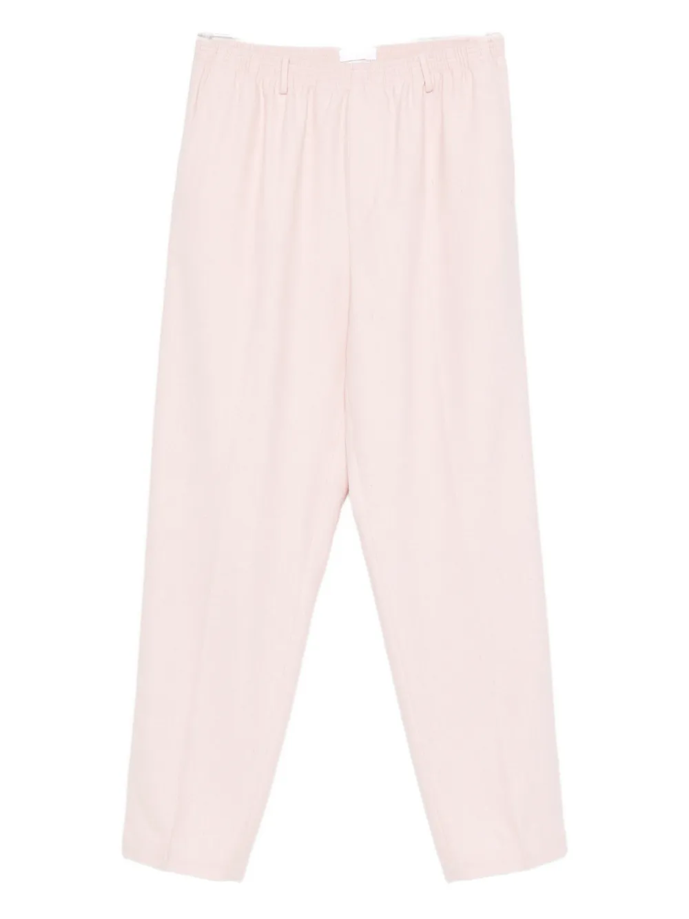 Cellar Door elasticated-waistband wool trousers | Pink | Image 1