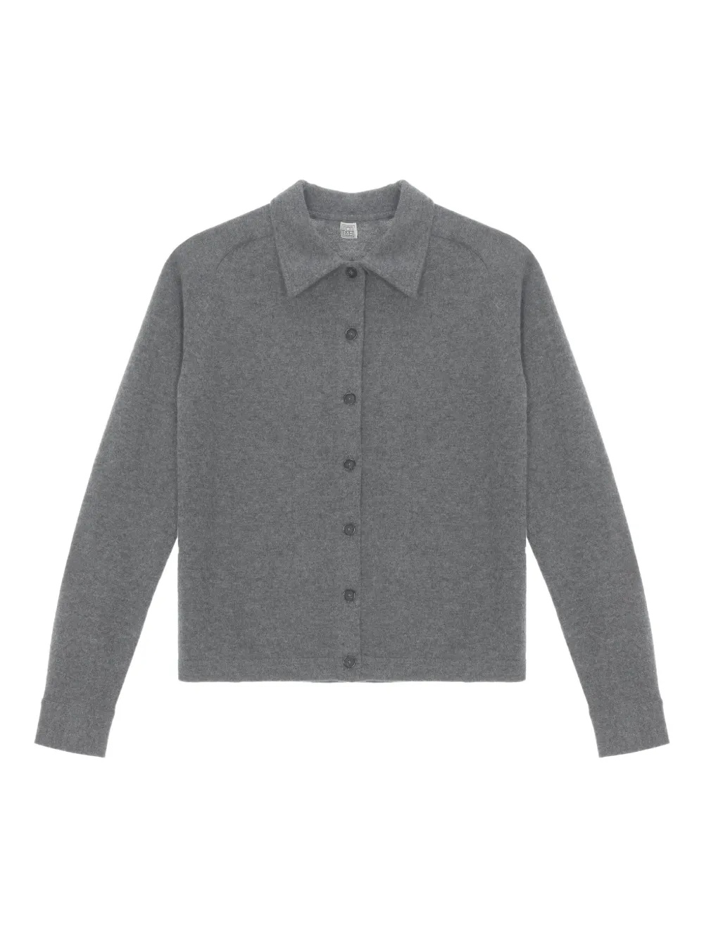 TOTEME raglan-sleeve cardigan - Grey
