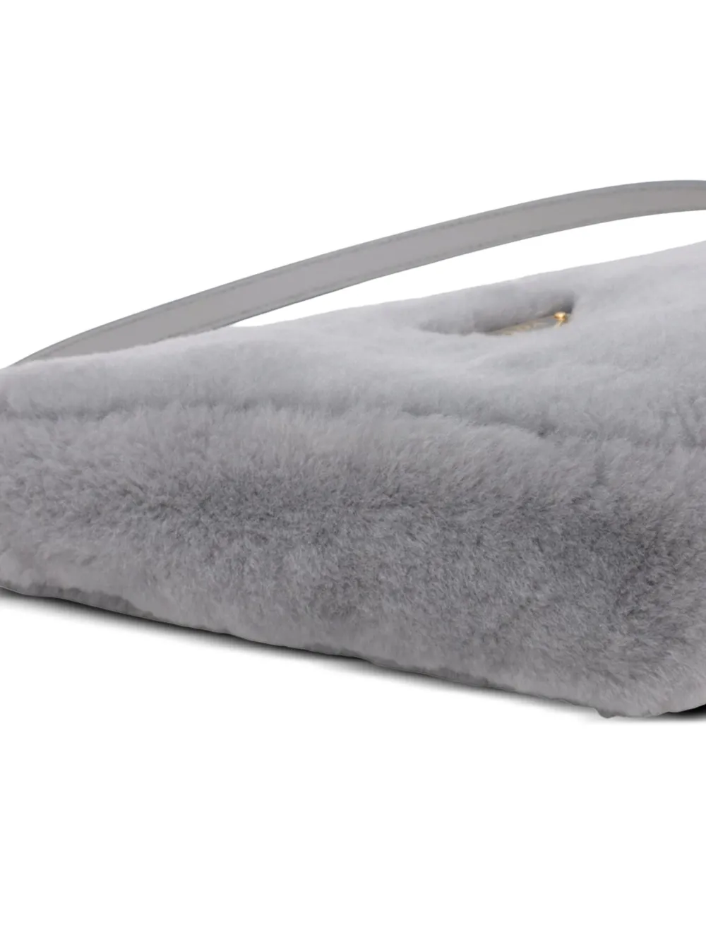 Prada Pre-Owned mini sac à main Triangle en peau lainée (2013-2025) | Pre-owned | Image 2