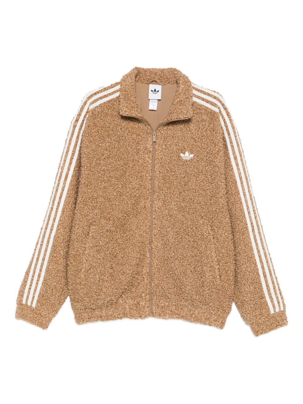 adidas Firebird bouclé sweatshirt | Neutrals | Image 1