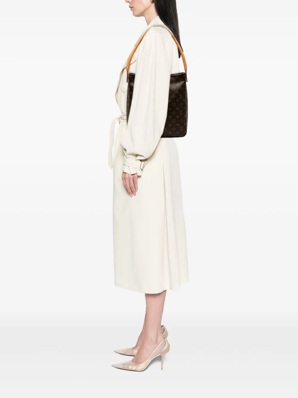 Louis Vuitton Pre-Owned 2002 Monogram Looping GM shoulder bag | Pre-Owned | Image 2