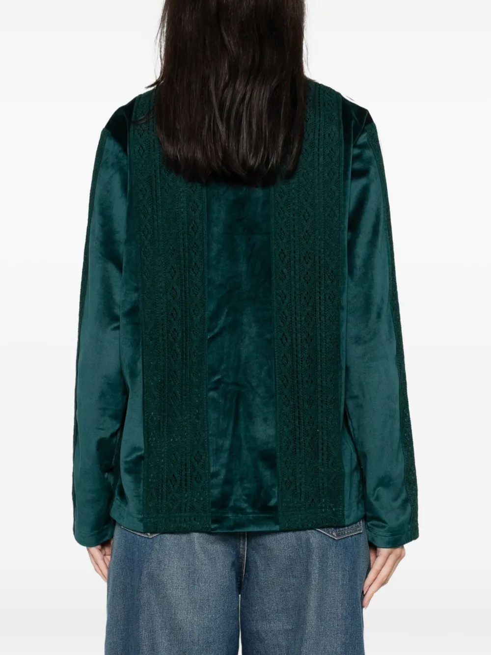 Adidas Originals Winterised Soccer Polo Top In Green