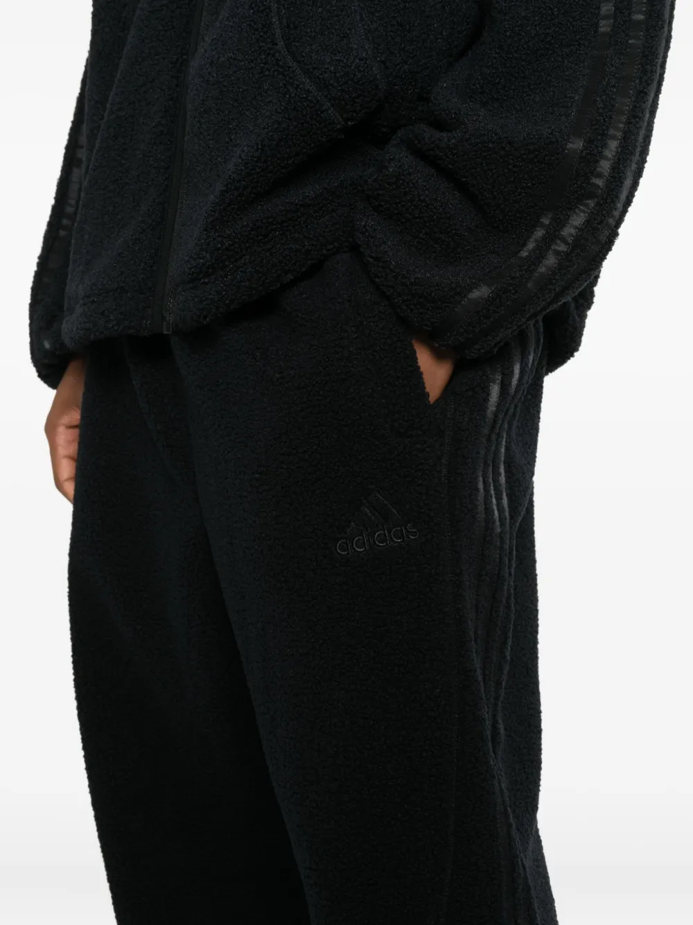 adidas Trainingsbroek met zijstrepen en vlakken Zwart