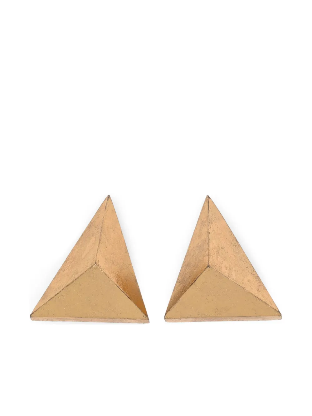 Monies triangle-shape earrings | Gold | Image 1