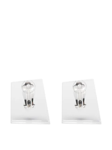 Monies square-shape clip-on earrings