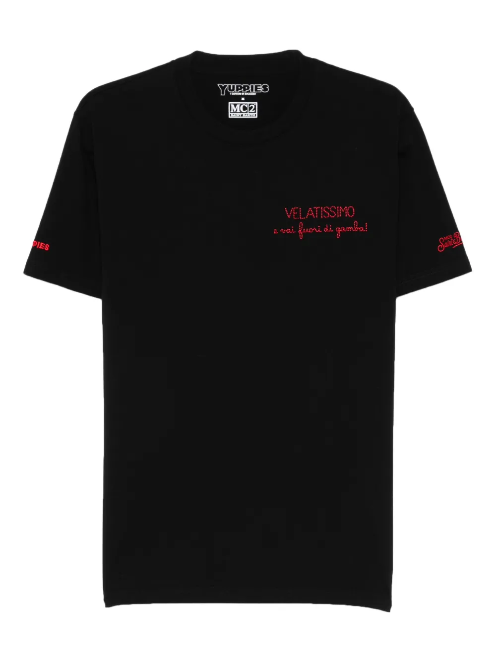 MC2 Saint Barth playera con bordado | negro | Image 1