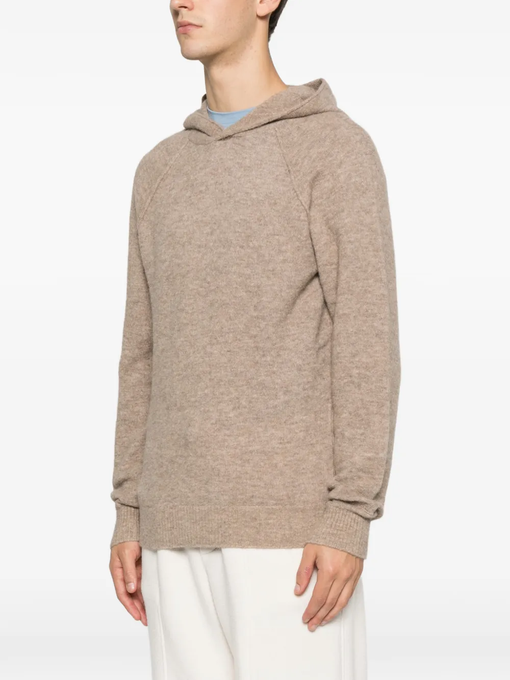 MC2 Saint Barth Piccadilly long-sleeve hooded sweater Beige